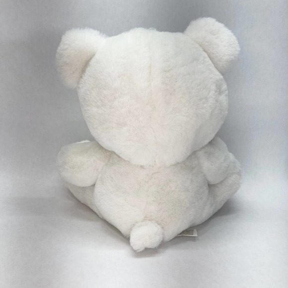 AMERICAN Greetings Valentine's Day 9" White Plush Teddy Bear Red Hugs Heart - Picture 6 of 10